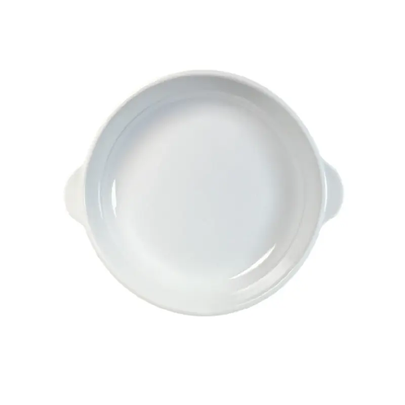Vertex China ARG-F8 8-1/8 Inch Dish Porcelain Bright White French Handle