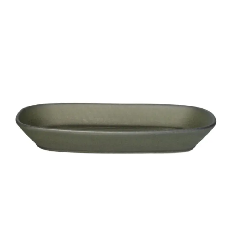 Vertex China E-R7-G 5 Oz. Dish Rectangular Misty Green Polished Foot