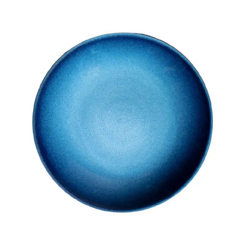 Vertex China ES-B7-B 8 Oz. BowlRound Coupe Oceanic Blue Gloss Porcelain