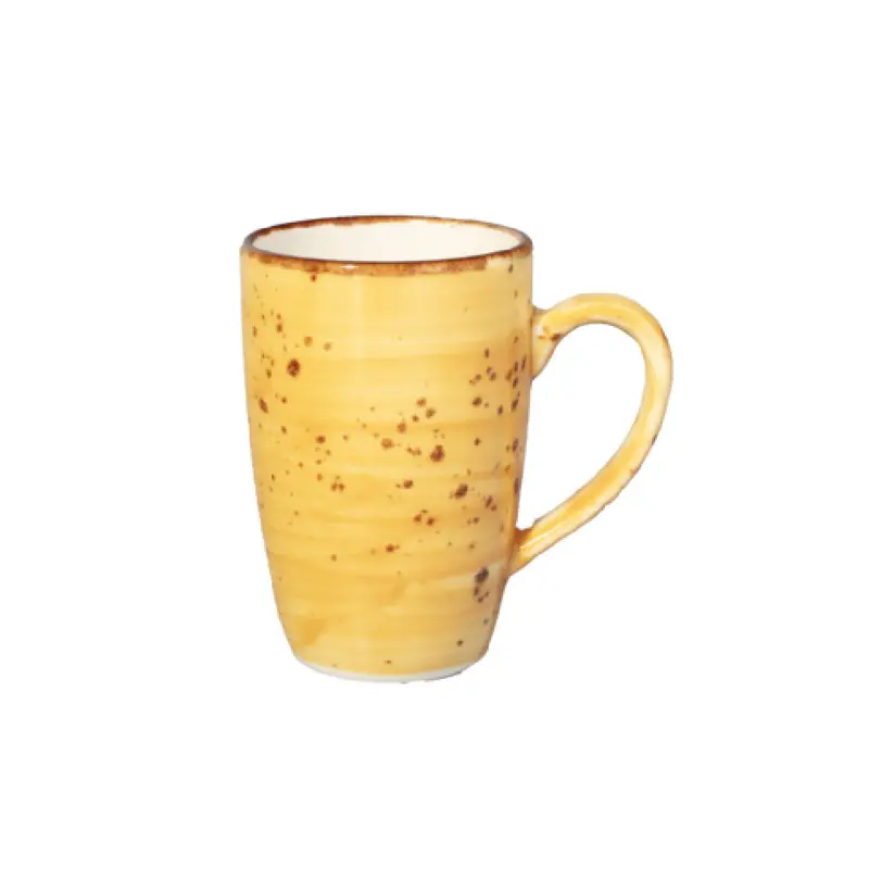 Vertex China LTR-178 10-1/2 Oz. Hand Painted Cup Terra Sunrise with Handle