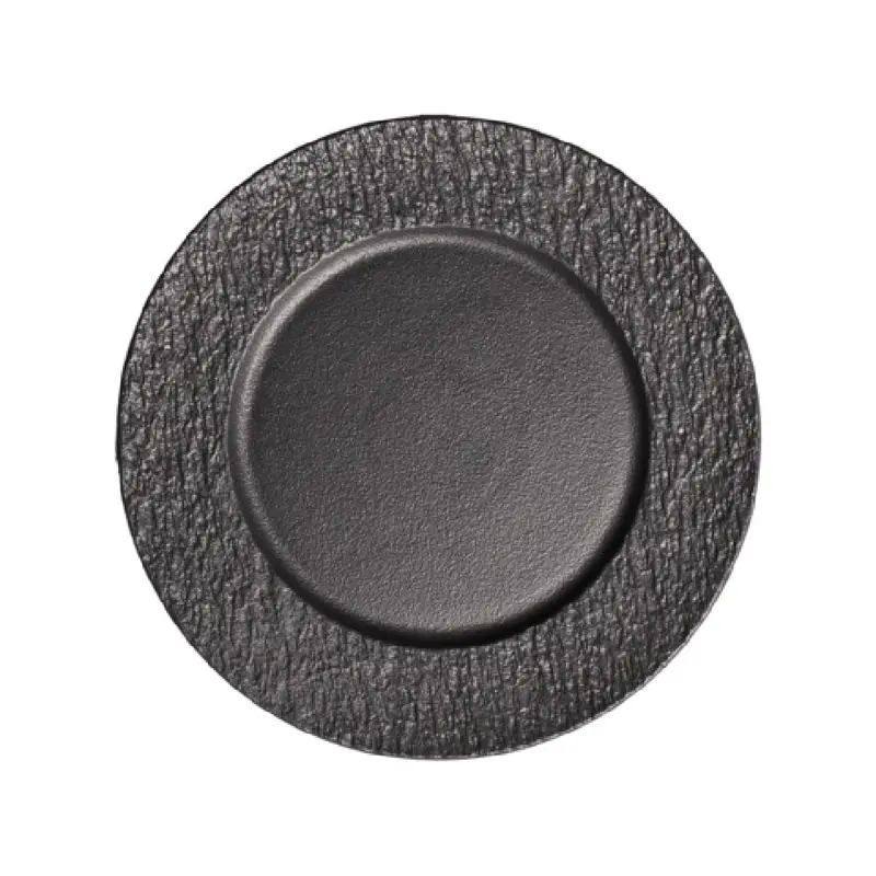 Vertex China OR-20V 11 Inch Round Plate Scratch Resistant Porcelain Matte Black