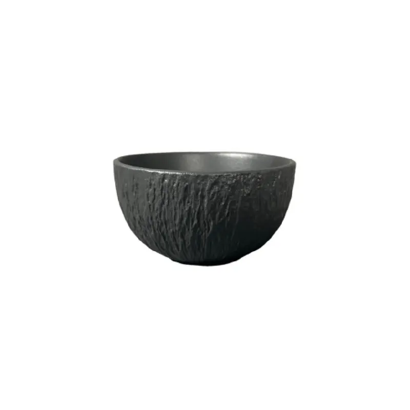 Vertex China OR-B50 5 Inch 12 Oz Rice Bowl Porcelain Matte Black