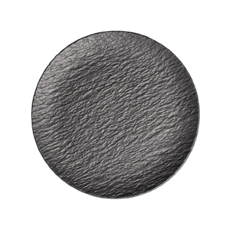 Vertex China OR-CP6 6 Inch Coupe Plate Scratch Resistant Porcelain Matte Black