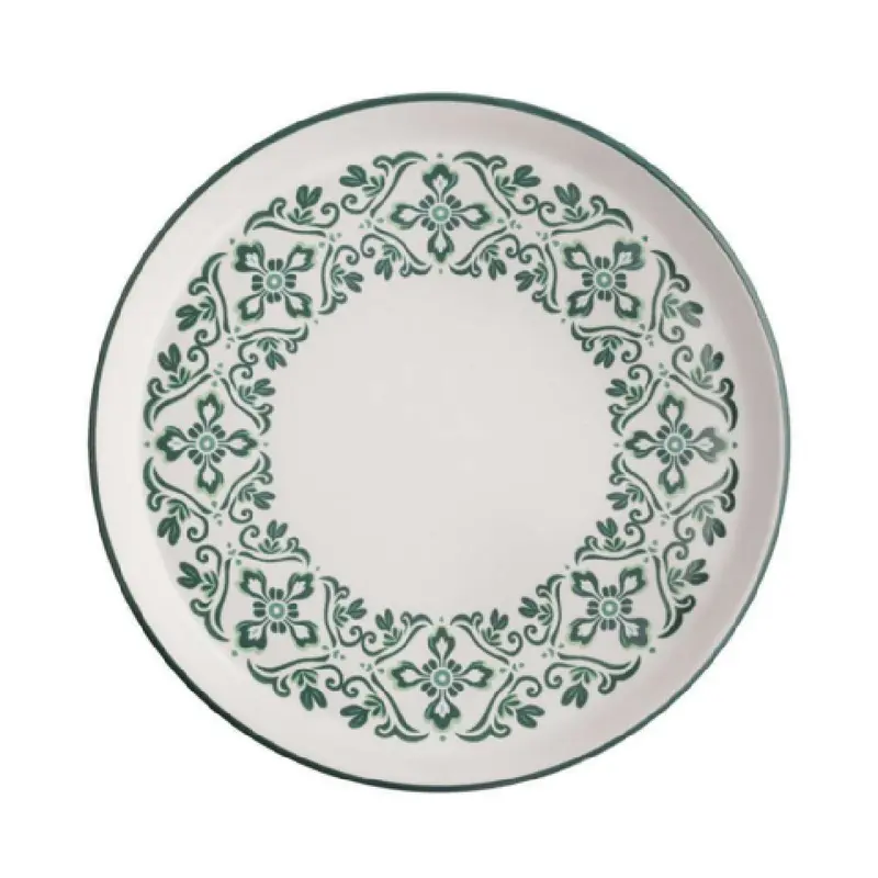 Arc Cardinal FP765 Santa Anita Valentina Forest Green Gourmet Plate (D:10.2'') ['Stoneware']