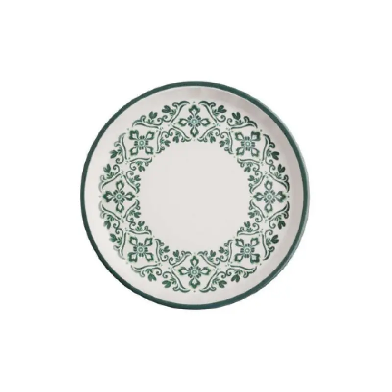 Arc Cardinal FP766 Santa Anita Valentina Forest Green Gourmet Plate (D:7.0'') ['Stoneware']