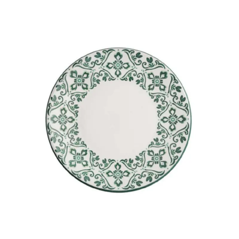 Arc Cardinal FP768 Santa Anita Valentina Forest Green Coupe Plate (D:7.5'') ['Stoneware']