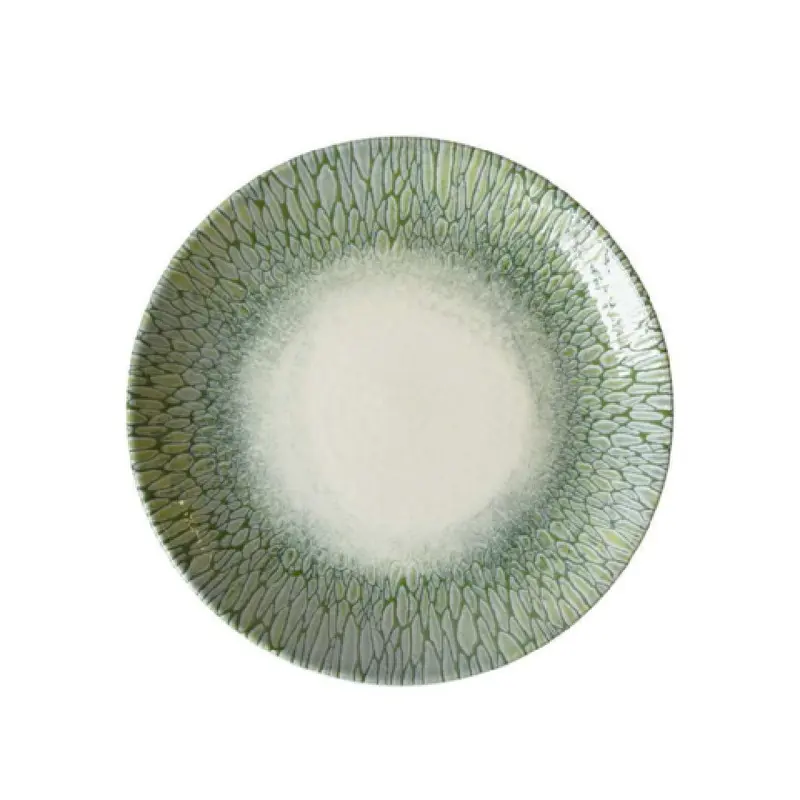 Arc Cardinal FP821 Dudson Papillon Green Coupe Plate (D:9.0'') ['Vitrified Ceramic']