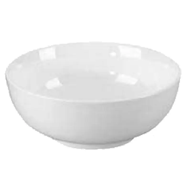Vertex China RB-M9 55 Oz Pasta/Salad/Soup Bowl White with Polished Foot