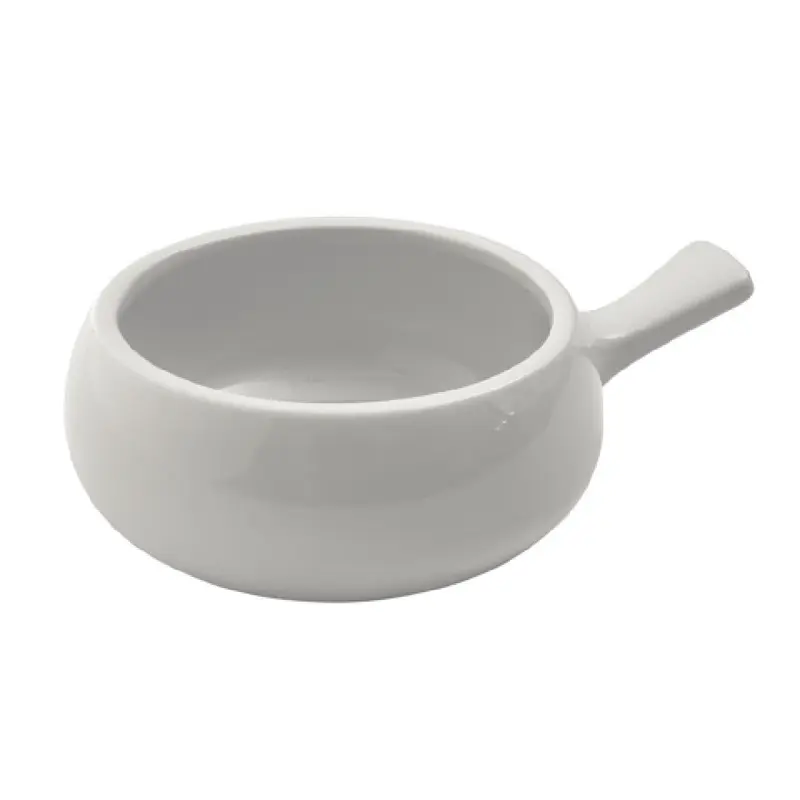 Winco OSC-16 Onion Soup Crock 16 Oz. 7-1/8"L X 5-3/8"W X 2-1/4"H