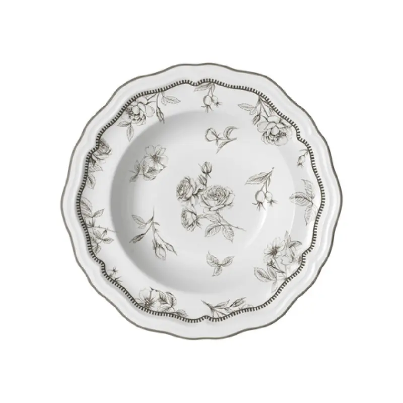 Steelite 62536FP814 Rim Soup Bowl 15.0 Oz 9.75"