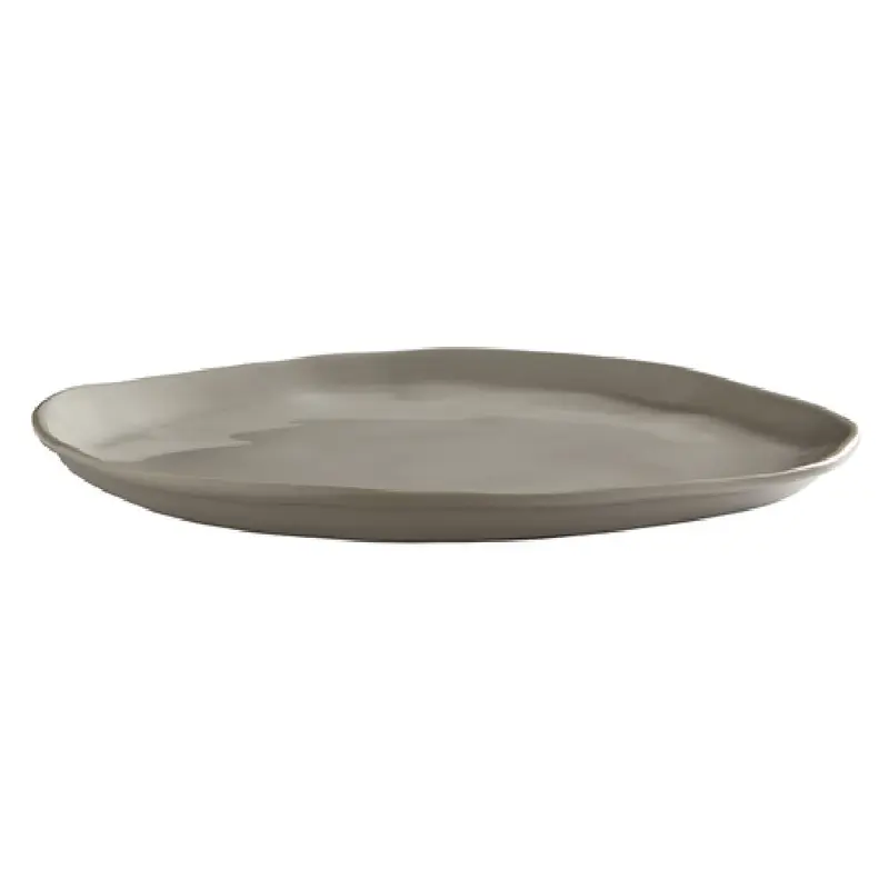 American Metalcraft CP10SH 11-1/8 Inch Round Coupe Plate Break-Resistant Melamine Gray
