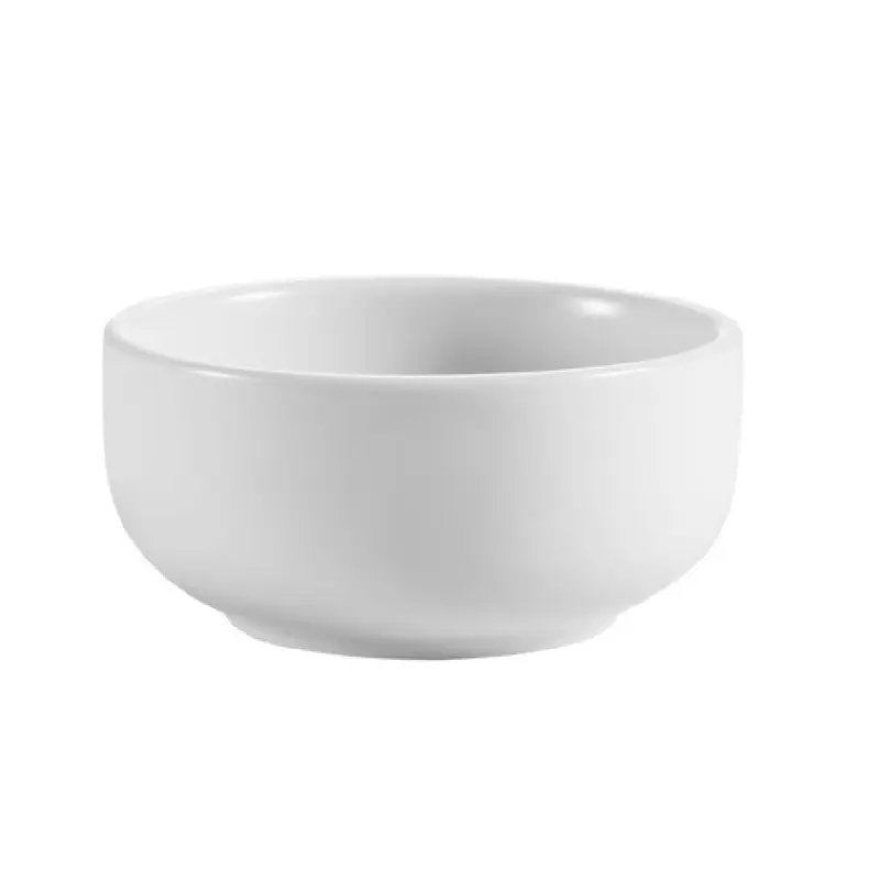 CAC China KRW-4 7 Oz Accessories Rice Soup Bowl Porcelain Super White