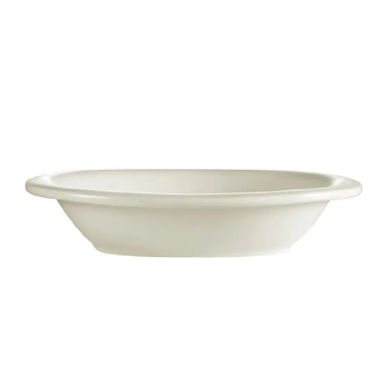 CAC China REC-BK10 22 Oz Oval Baking Bowl with Ceramic American White