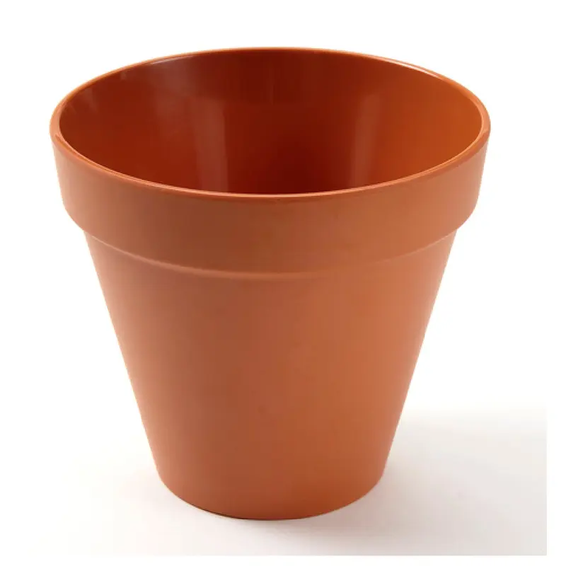 American Metalcraft MELPOT24 28 Oz Melamine Terra Cotta Pot Orange Round