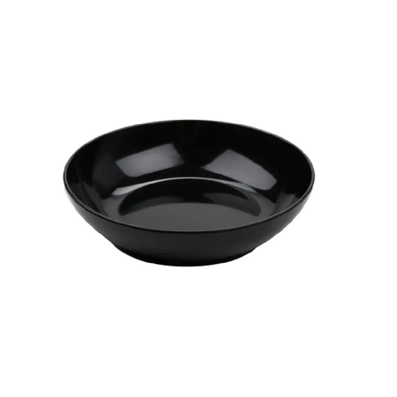 GET Enterprises CS-6106-BK 1.3 Quart Black Round Bowl Melamine Break Resistant