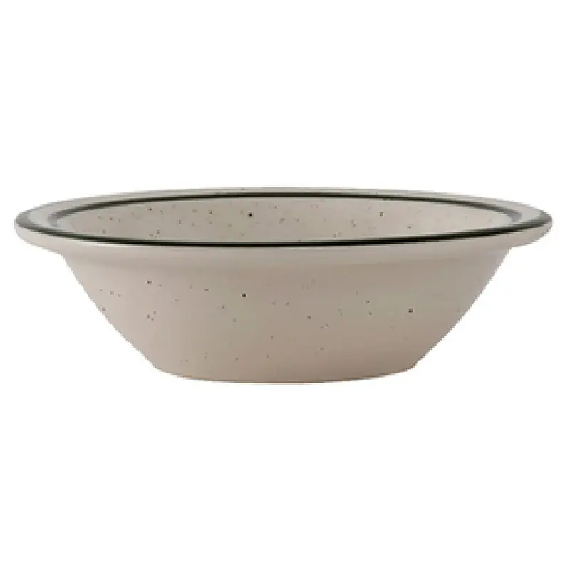 Tuxton TES-011 3-1/2 Oz Fruit Dish Round Narrow Rim Ceramic White/Eggshell