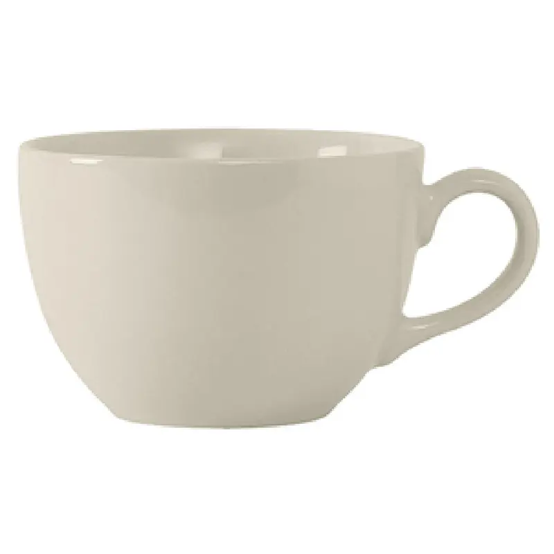 Tuxton VEF-1002 10 Oz Cup Fully Vitrified Lead-Free Ceramic American White