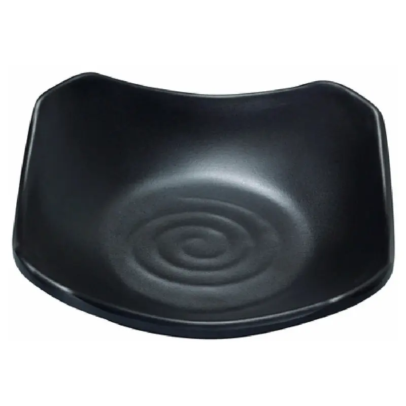 Yanco BP-0105 5-1/2 Inch 6 Oz Square Asian Style Dish with Matte Surface Melamine