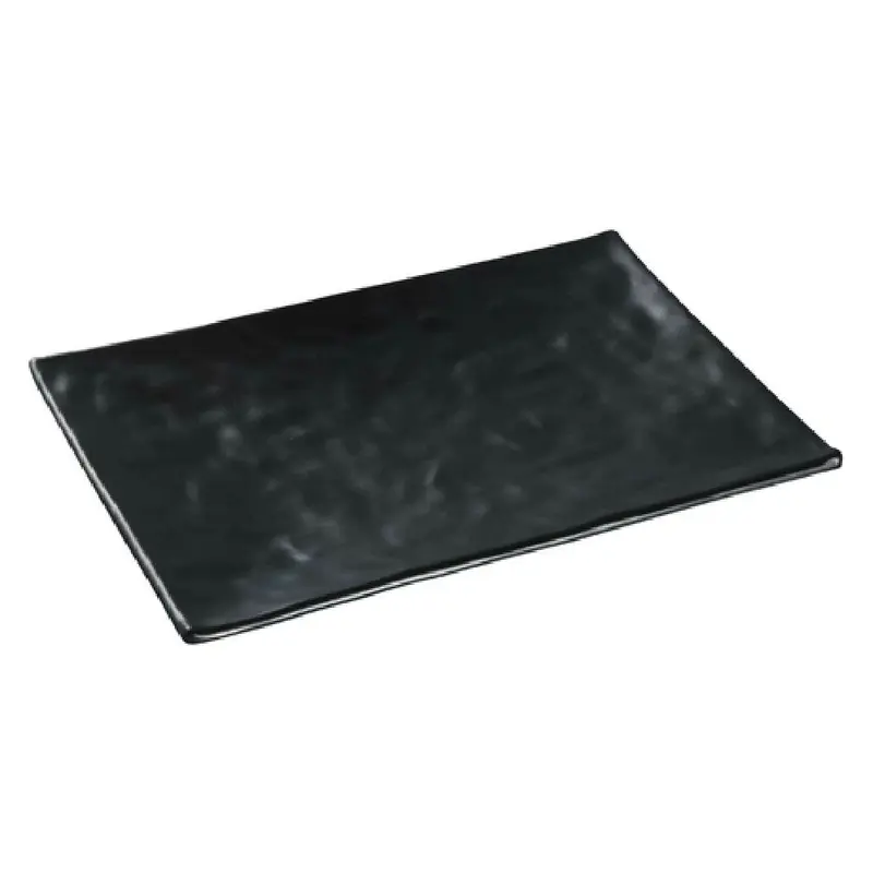 Yanco BP-2012 12 Inch Rectangular Plate Asian Dinnerware with Matting Surface Melamine