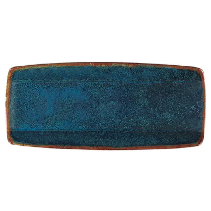 1880 Hospitality F1468994760 10-1/2 Inch Porcelain Sushi Plate Blue Moss