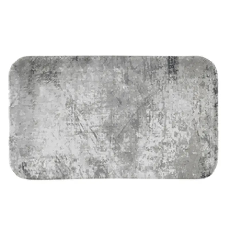 Arc Cardinal FN467 10.63 Inch Rectangle Tray with Steel Grey Finish Ceramic