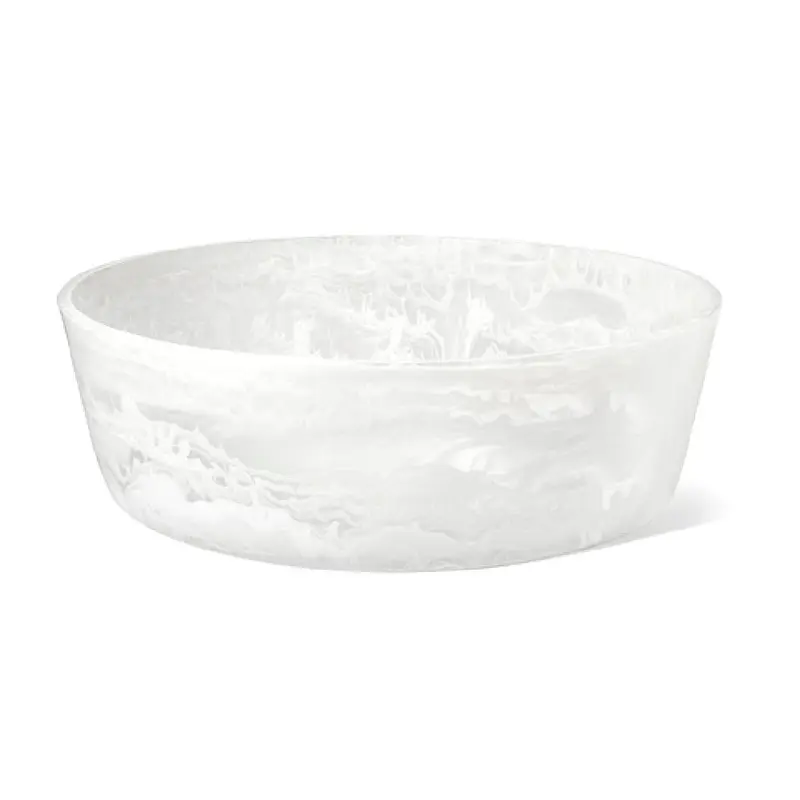 Bon Chef 59031-FROST 16 Inch Diameter Translucent Resin Bowl 15.5 Quart Capacity