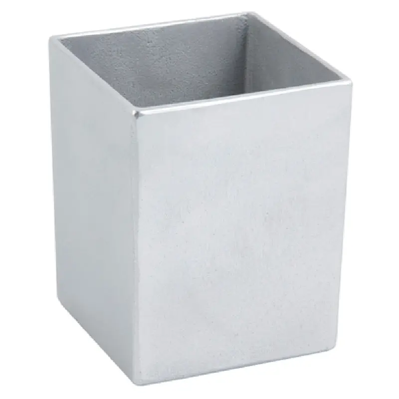 Bon Chef 9515 Bowl 1 Quart Aluminum Pewter-Glo Square Serving Vessel