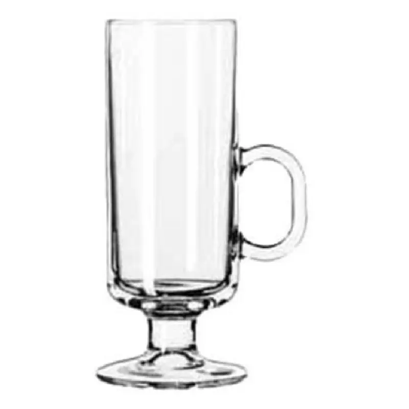 Libbey 5292 8 Oz Irish Coffee Mug with Handle Glass 24 Packs