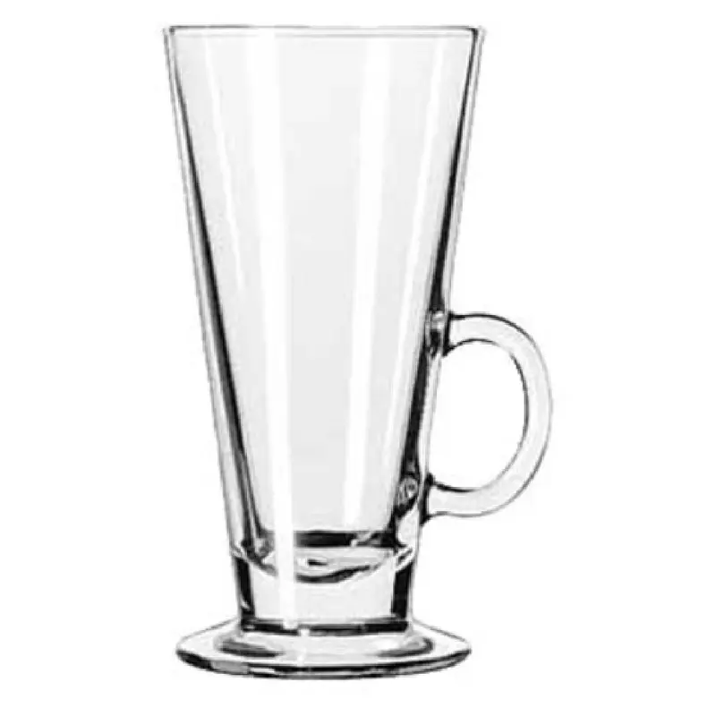 Libbey 5293 8-1/2 Oz Mug Glass Coffee Dessert with Handle Pack of 24