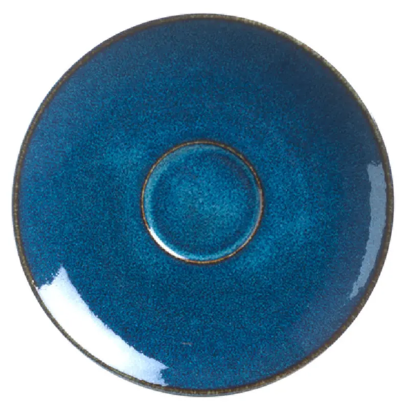 Steelite 6414MY029 6.0 Inch Coupe Saucer Wabi Sabi Indigo Porcelain