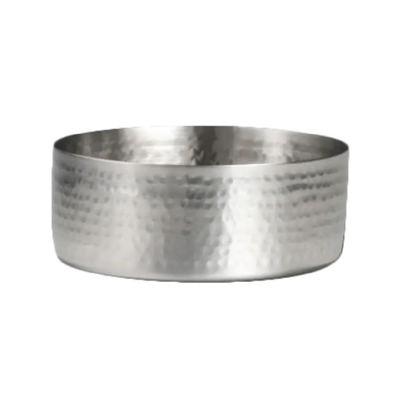Steelite 7600CV017 8.5 Oz Hammered Bowl Metal Accessories 4 Dozen Pack