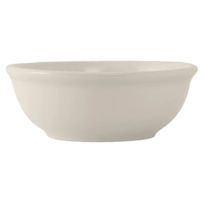 Tuxton TRE-015 13 Oz. Nappie Round Ceramic Bowl American White/Eggshell