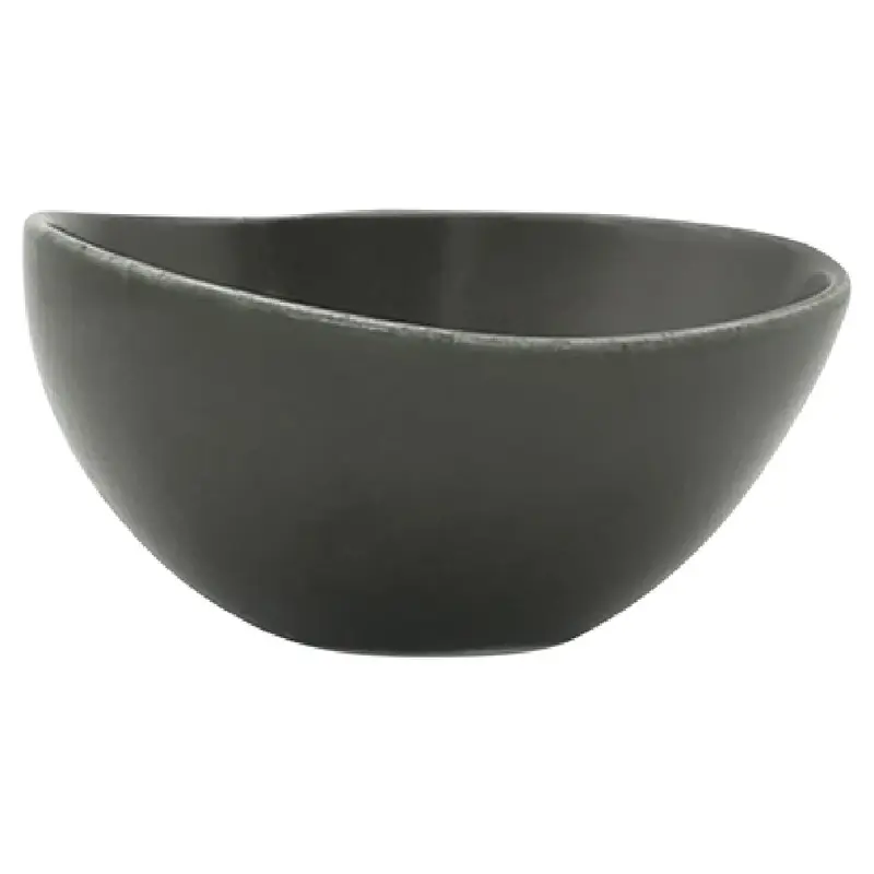 Bon Chef 2200007P 8 Oz Tavola Bowl Round Deep Porcelain Black - 12 Bundles