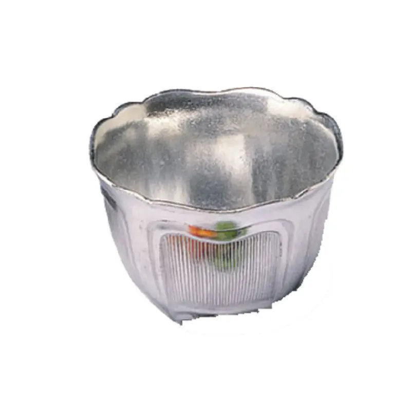 Bon Chef 9060HGRN 1-1/2 Quart Round Garnish Bowl Aluminum Sandstone