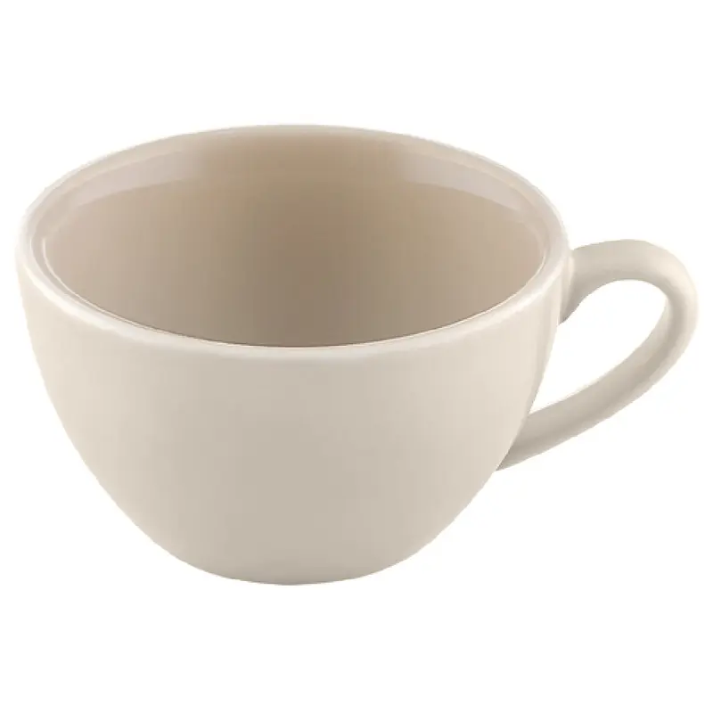 BauscherHepp 275285-700561 11-4/5 Oz. Cup Porcelain Beige Dishwasher Safe