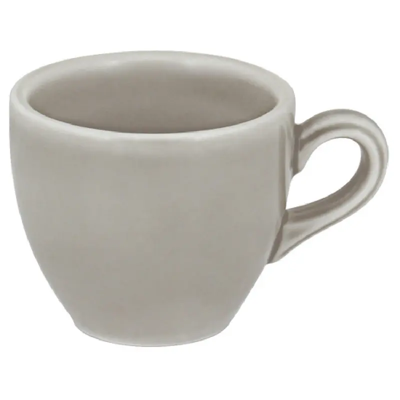 BauscherHepp 755258-A10000 Cup 2.7 oz Porcelain Dishwasher Lead Free Glow Grey