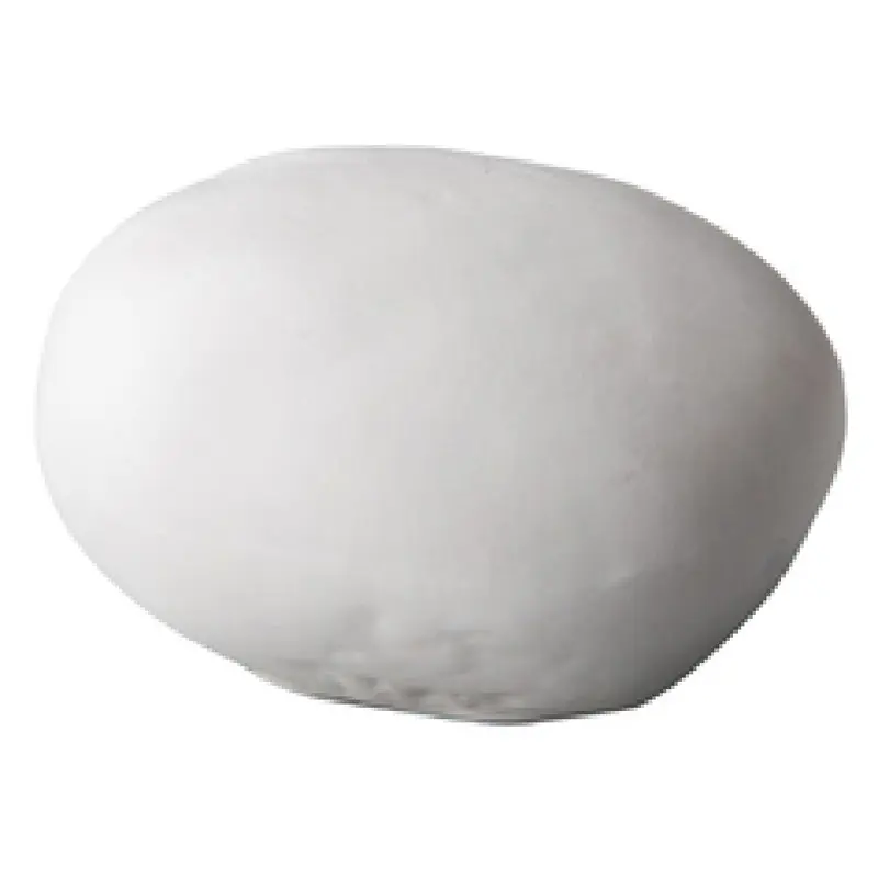 BauscherHepp QR17210 3.7 Inch Sushi Serveware Organic Shape Vitrified China Stone White