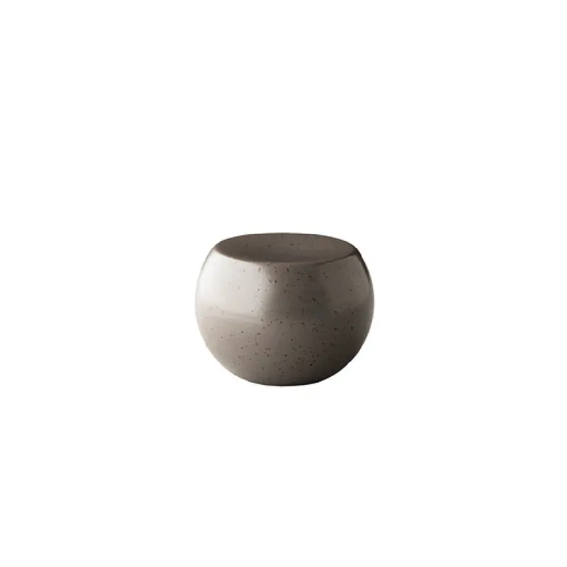 BauscherHepp QU35045 5.3 Inch Grey Bowl Studio Raw China ShApes Orb