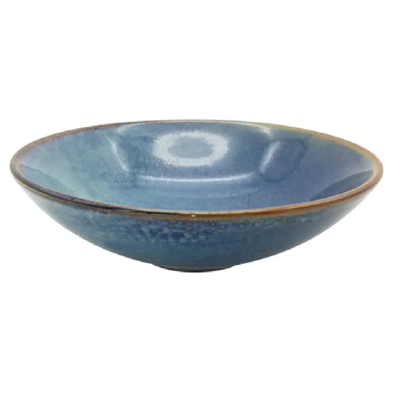 Bon Chef 2100002P 40 Oz Aqua Blue Round Salad Bowl Porcelain with Warranty