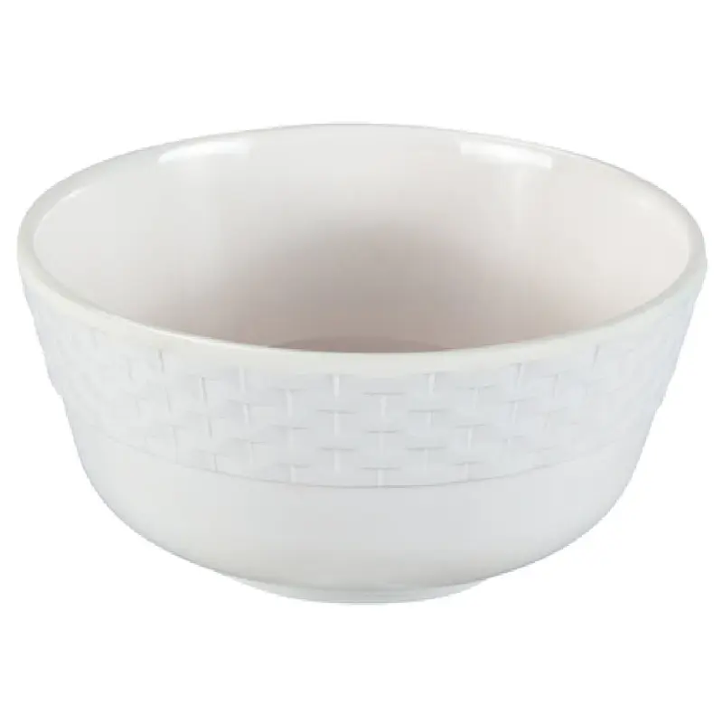 Bon Chef 53904WHITE 8 Oz Bowl Melamine Round High Gloss White