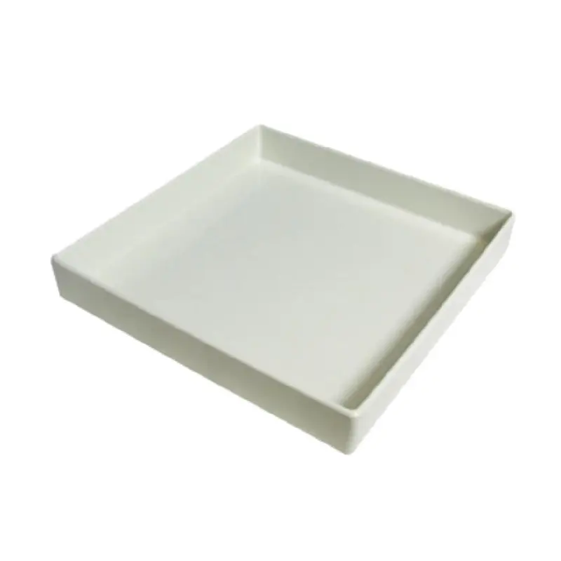 Bon Chef 9516FGLDREVISION 10 Inch Square Bowl 1 Quart Aluminum with Ceramic Look Sandstone