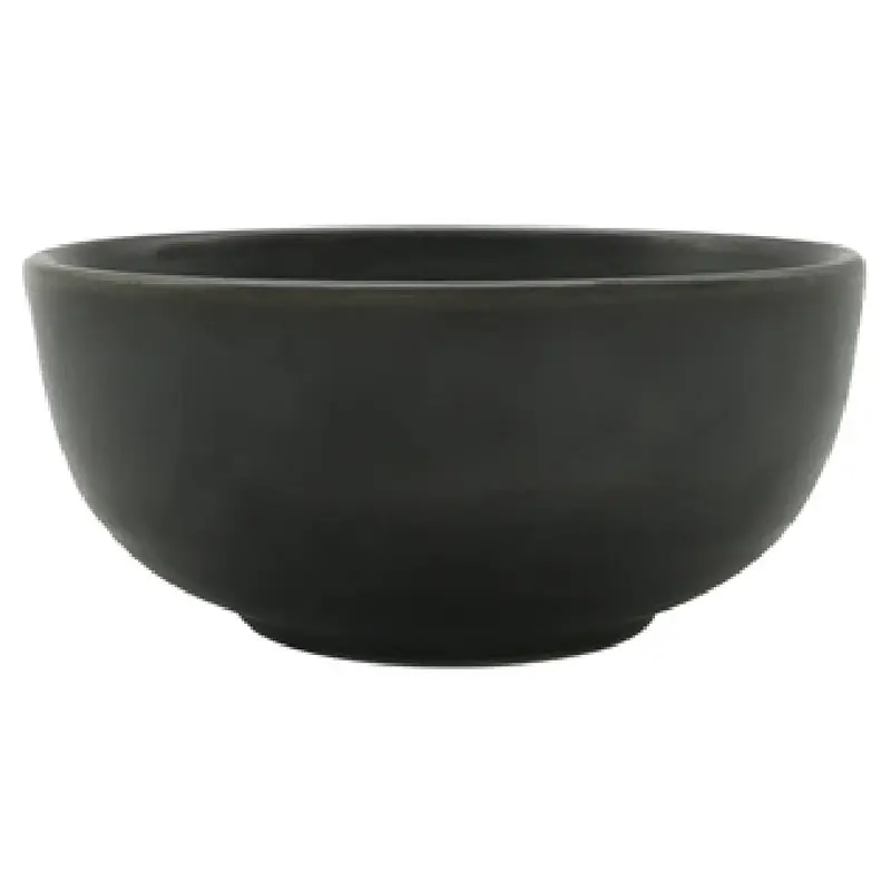 Bon Chef 2200004P 8 Oz Round Bowl with Upstanding Rim Porcelain Black