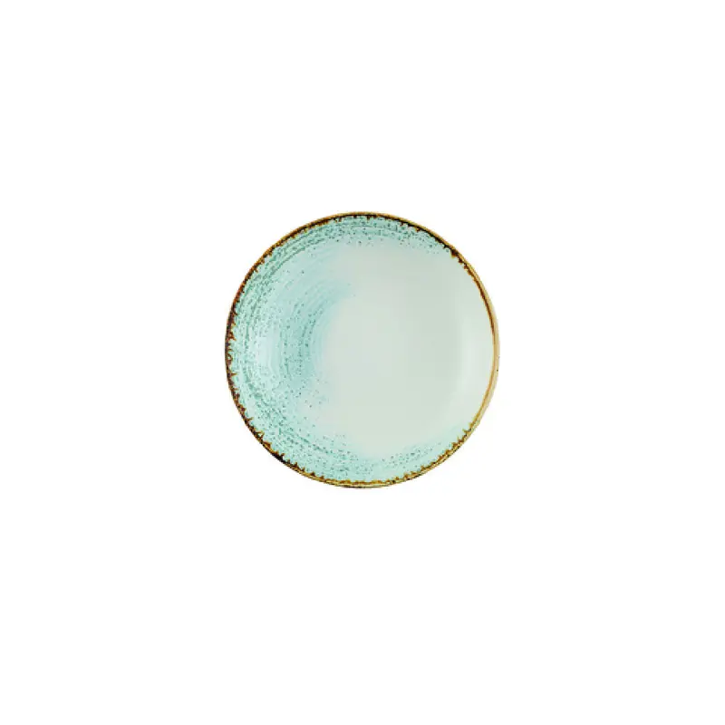 Churchill China HAAMEVB91 Coupe Bowl 9.75" Dia. Accents Aquamarine Evolve