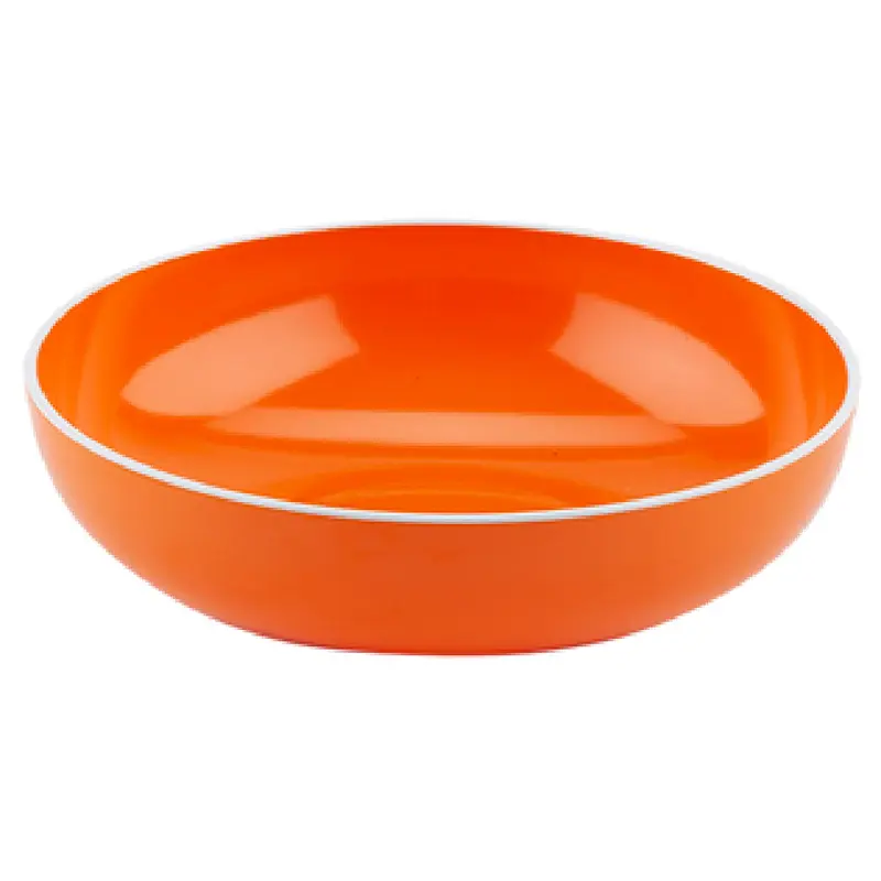 GET Enterprises B-46-TG 1.7 Qt Soup Bowl Orange Melamine Break Resistant