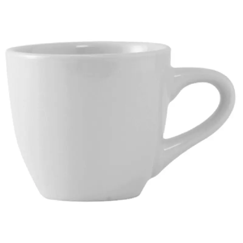 Tuxton ALF-035 3-1/2 Oz Demitasse Cup Porcelain White Packs of 3 Dozen