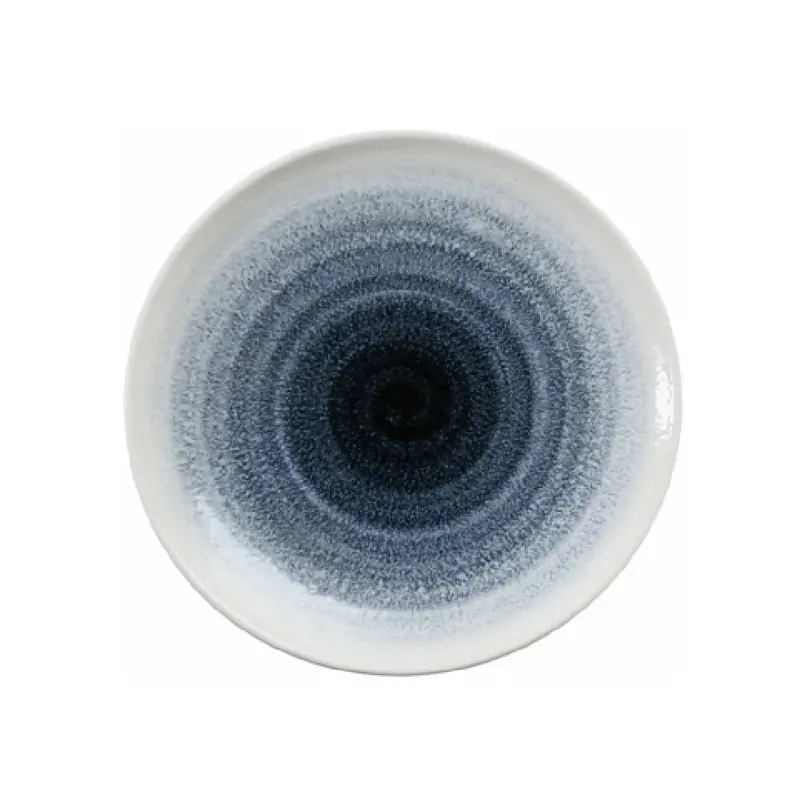 Yanco UN-106 6.75 Inch Round Plate China 3 Dozen Packs with Rolled Edges